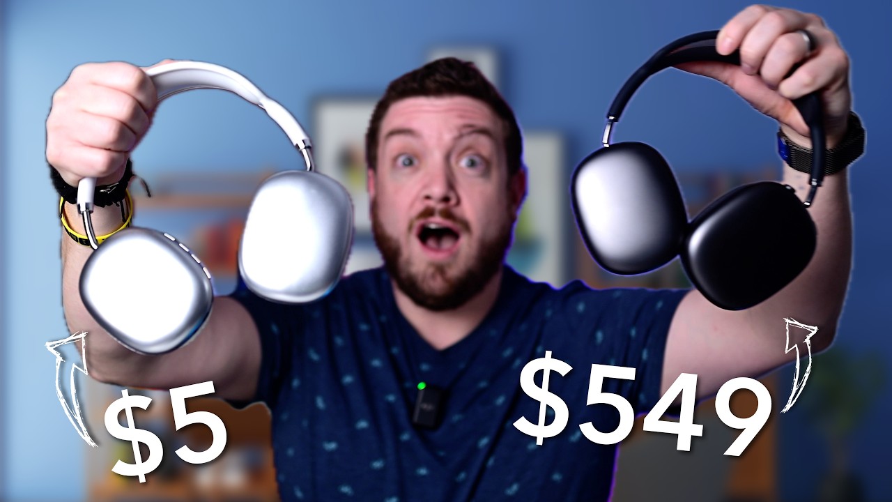 There are $5 AirPods Max clones, and they are about as bad as you think